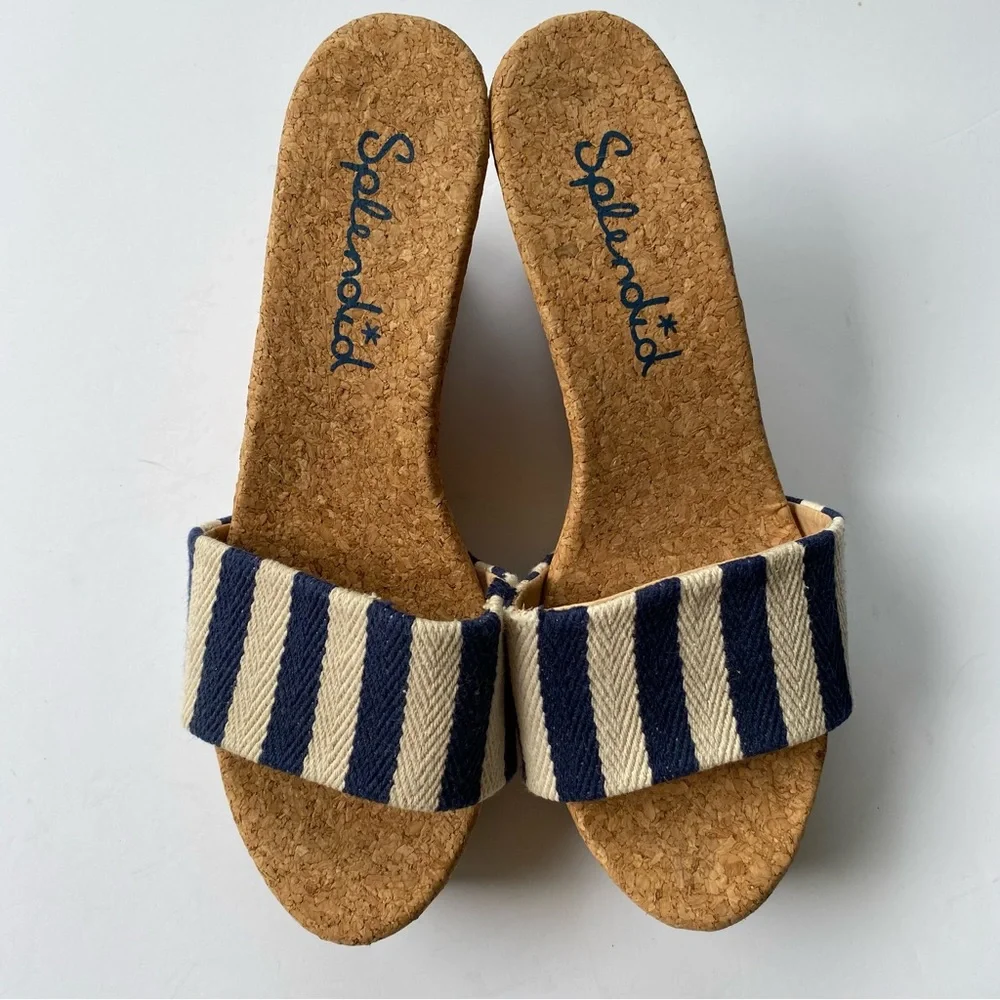 Splendid Cork Wedge Sandals - Picture 3 of 6